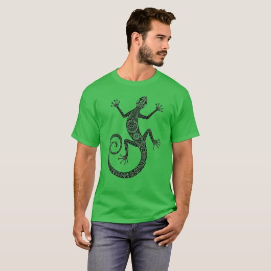 hagedis- of salamander-doodle t-shirt (Voorkant volledig)