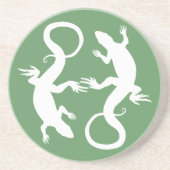 hagedis Onderzetters Reptiel Art Decor Lizard Gift (Voorkant)