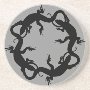 hagedis Onderzetters Reptiel Art Decor Lizard Gift