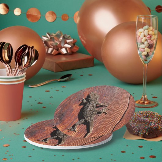 hagedis papieren bordje (Multi)