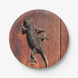 hagedis papieren bordje