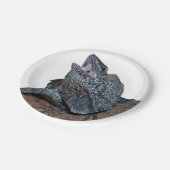 hagedis papieren bordje (Gekanteld)