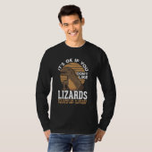 Hagedis reptieleneigenaar t-shirt (Voorkant volledig)