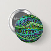 hagedis ronde button 5,7 cm (Voorkant /achterkant)