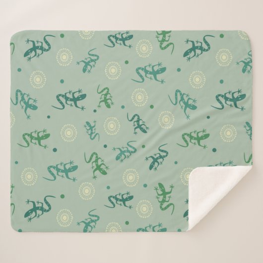 hagedis sherpa deken (Voorkant (horizontaal))