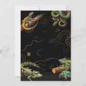 Hagedis Slang Schildpad Reptiel Dark Verjaardag Pa Kaart (Achterkant)