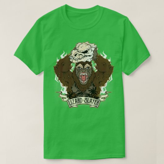 Hagedis Slayer T-shirt (Design voorkant)