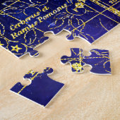 Hagedis sterrenbeeld. legpuzzel (Zijkant)