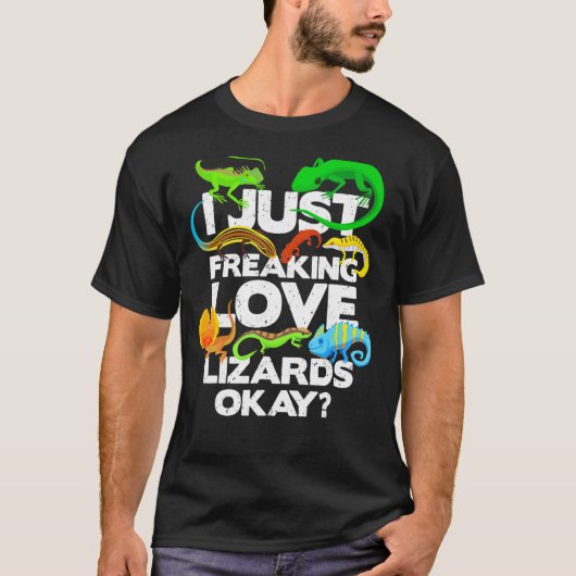 hagedis t-shirt (Voorkant)
