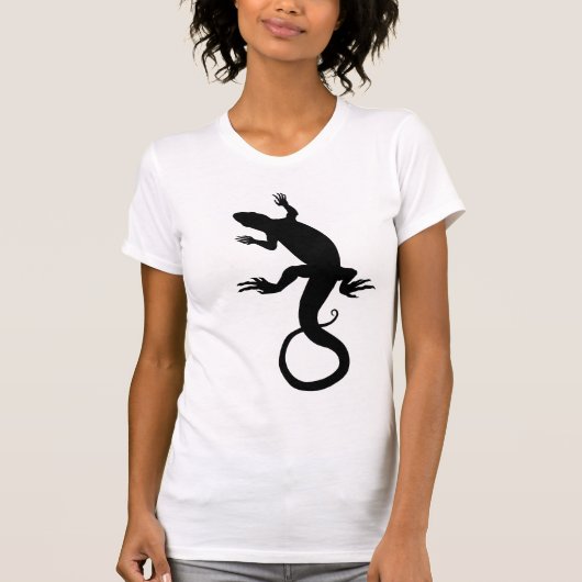 hagedis-T-shirt Reptile Art Shirt Unisex Animal T- (Voorkant)