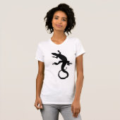 hagedis-T-shirt Reptile Art Shirt Unisex Animal T- (Voorkant volledig)