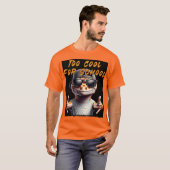 Hagedis - Te Cool Voor School T-shirt (Voorkant volledig)