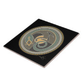 hagedis tegeltje (Zijkant)