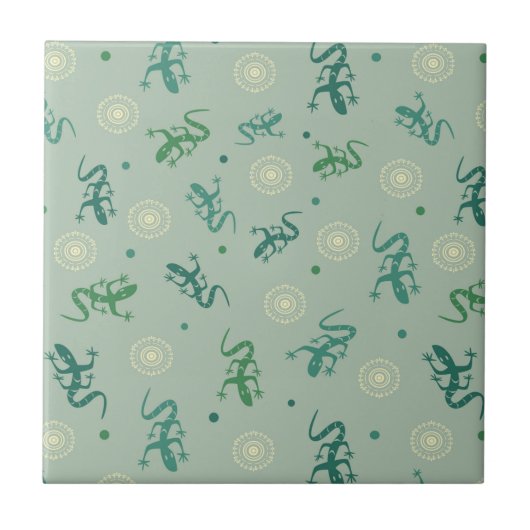 hagedis tegeltje (Voorkant)