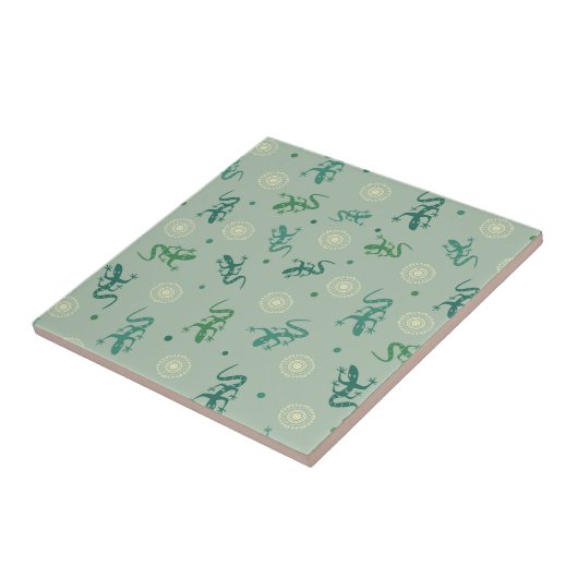 hagedis tegeltje (Zijkant)