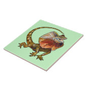 hagedis tegeltje (Zijkant)