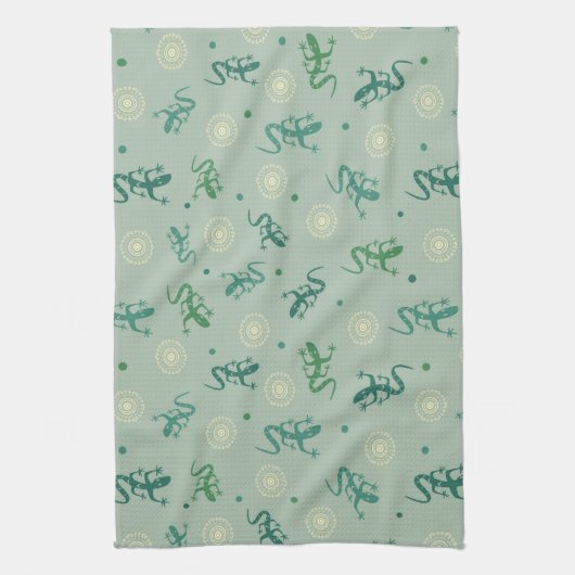 hagedis theedoek (Verticaal)