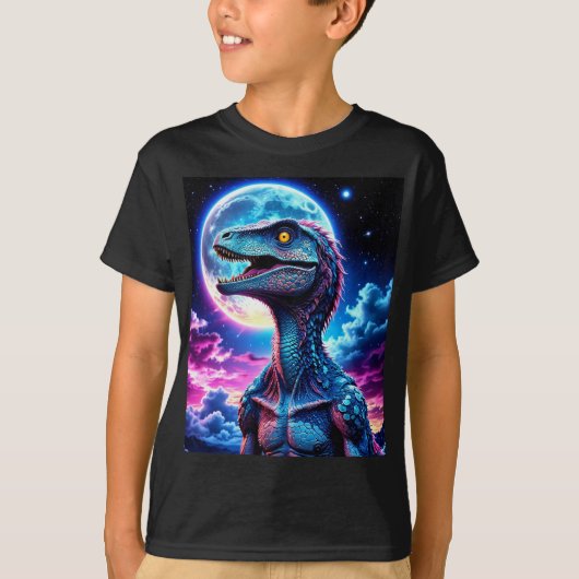 Hagedis uit de ruimte t-shirt (Voorkant)