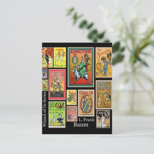 hagedis van Oz L Frank Baum Collage Briefkaarten (Staand voorkant)