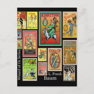 hagedis van Oz L Frank Baum Collage Briefkaarten
