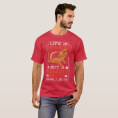 Hagedis Woestijn Dier Kameleon cadeau T-shirt (Voorkant volledig)