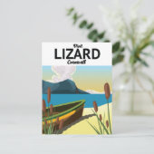 Hagedis zeereisposter briefkaart (Staand voorkant)