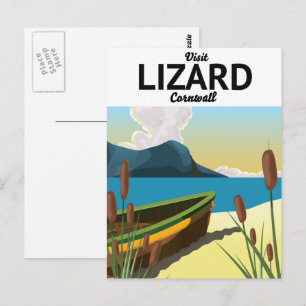 Hagedis zeereisposter briefkaart