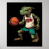 hagedisbasketbal poster (Voorkant)