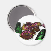 Hagediskunstwerk Magneet (Voorkant / Achterkant)