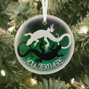 Hagedisornament Gepersonaliseerde Reptielendecorat Glas Ornament