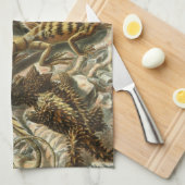 Hagedissen door Ernst Haeckel  Lacertilia Animal Theedoek (Quarter Fold)