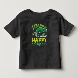 Hagedissen maken me blij reptiel kostuum cadeau kinder shirts