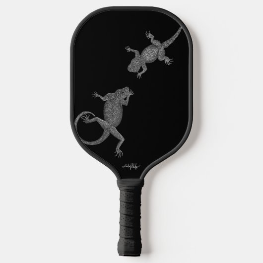 hagedissen pickleball paddle (Achterkant)