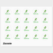 Hagedissen zijn leuk ronde sticker (Vel)