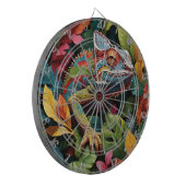 Hagedissenbladeren & Kleur Dart Board Dartboard Dartbord (Voorkant Links)