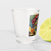 Hagedissenbladeren & kleur geschoten glas (Links)