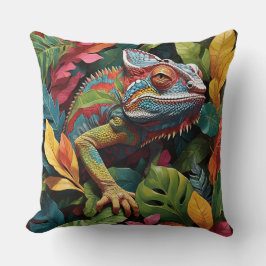 Hagedissenbladeren & kleur kussen