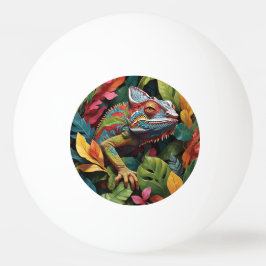 Hagedissenbladeren & kleur Ping Pong Ball