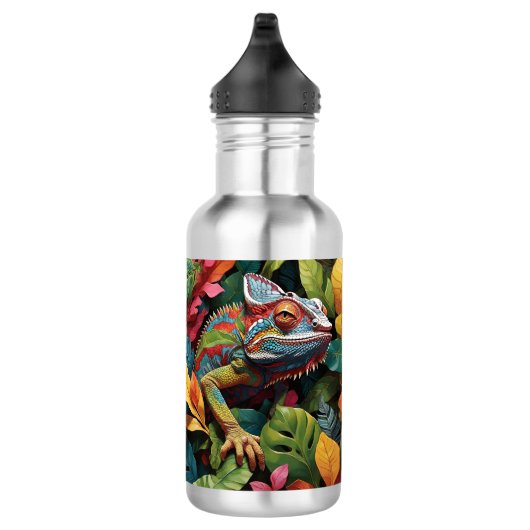 Hagedissenbladeren & kleur waterfles (Rechts)