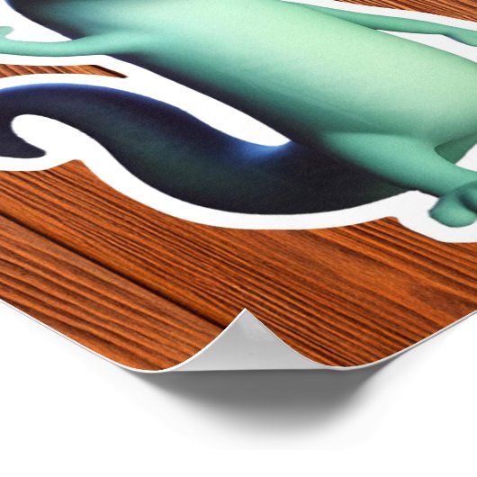 Hagedissenmeme Poster (Hoek)