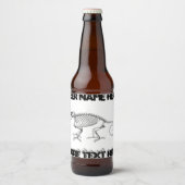  hagedisskelet bier etiket (Voorkant)