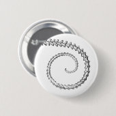 hagedisskelet ronde button 5,7 cm (Voorkant /achterkant)