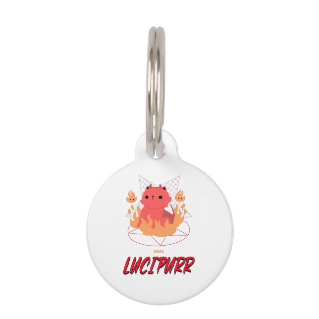 Hagel Lucipurr Huisdierpenning (Voorkant)