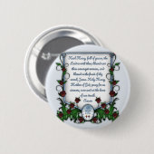 Hagel Mary Ronde Button 5,7 Cm (Voorkant /achterkant)