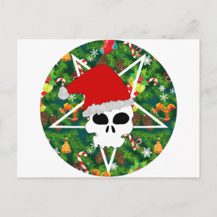 hagel santa feestdagenkaart