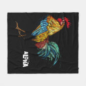 hagelhok hawaii aloha hawaiian 157 fleece deken (Voorkant (Horizontaal))