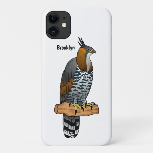 hagelvogel cartoon illustratie Case-Mate iPhone case (Achterkant)