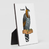 hagelvogel cartoon illustratie fotoplaat (Zijkant)