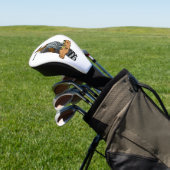  hagelvogel cartoon illustratie golfheadcover (Insitu)