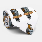 hagelvogel cartoon illustratie stropdas (Opgerold)